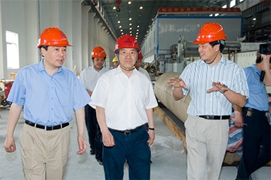 2007年5月25日，時(shí)任全國政協(xié)常委、經(jīng)濟(jì)委員會(huì)副主任、中國包裝聯(lián)合會(huì)會(huì)長石萬鵬一行來公司視察